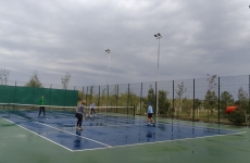 В Константиновске открылся первый сельский теннисный корт с покрытием мирового уровня